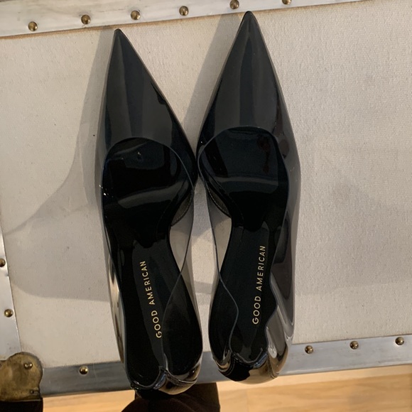 Good American Women’s Cinder F*cking-Rella Pump Glass Size 10 - Picture 7 of 7